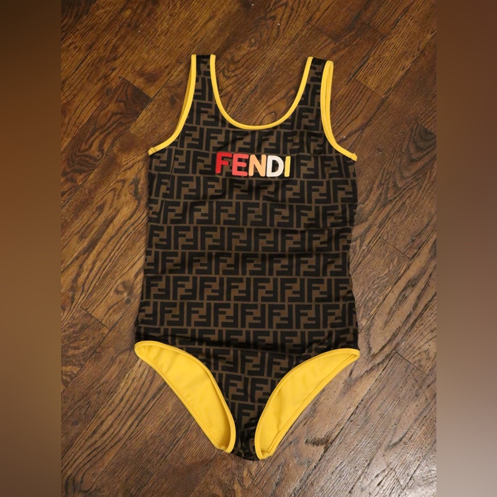 Fendi kids swim wear lightly used in good condition like new